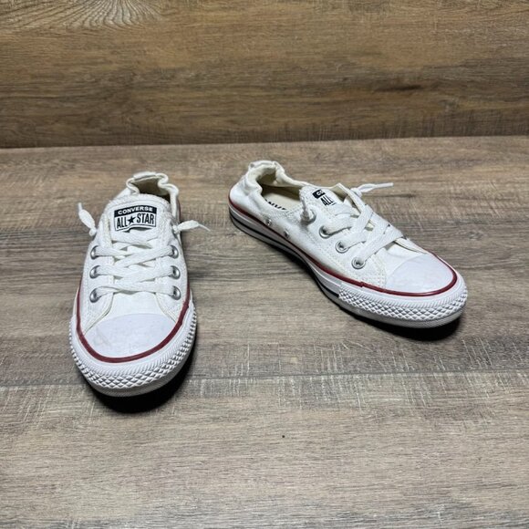 Converse All Star Shoreline White Canvas Slip On Sneakers Women's Size 7.5 - Picture 6 of 7